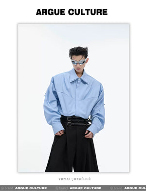 desc::layered-pleated-streetwear-button-up-oversized-shirt-detail-img-3
