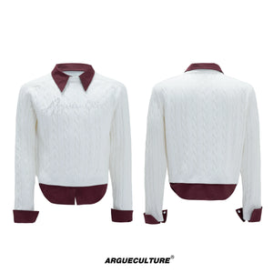 layered-preppy-wool-sweater-with-pearl-details-red-top