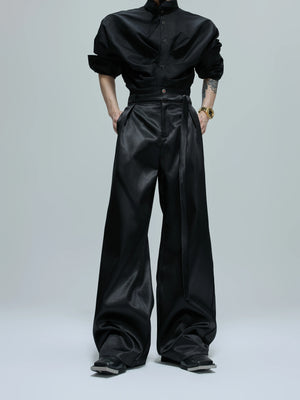 liquid-gloss-oversized-suit-jacket-flared-pants-set-top
