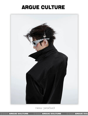 desc::liquid-texture-padded-shoulder-shirt-mens-streetwear-cardigan-detail-img-14