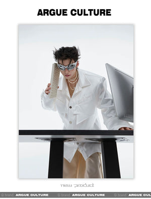 desc::liquid-texture-padded-shoulder-shirt-mens-streetwear-cardigan-detail-img-2