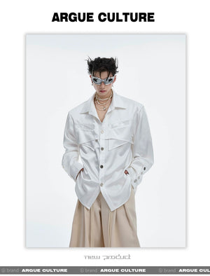 desc::liquid-texture-padded-shoulder-shirt-mens-streetwear-cardigan-detail-img-4