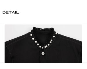 desc::luxury-pearl-trim-denim-set-with-contrast-stitching-detail-img-16