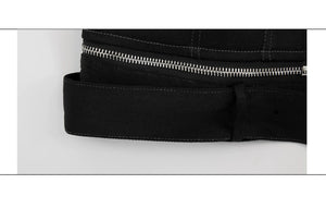 desc::luxury-pearl-trim-denim-set-with-contrast-stitching-detail-img-18