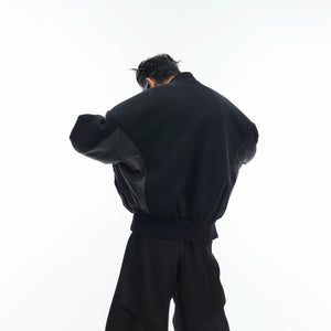 Fashion-forward oversized coat with unique deconstructed elements for standout style