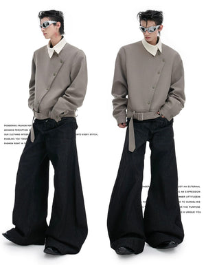 desc::mens-asymmetric-pointed-collar-vintage-shirt-jacket-detail-img-3