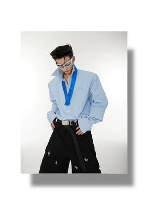 desc::mens-futuristic-double-cuff-shirt-with-detachable-tie-detail-img-12