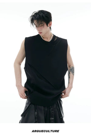 desc::mesh-cutout-sleeveless-tank-top-streetwear-slim-vest-detail-img-8