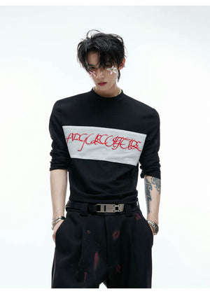 desc::mesh-patchwork-long-sleeve-tee-goth-embroidery-top-detail-img-11