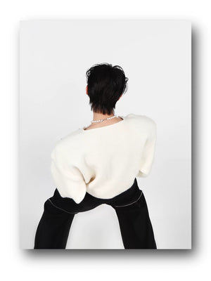 desc::metal-buckle-cutout-knit-sweater-streetwear-pullover-detail-img-11