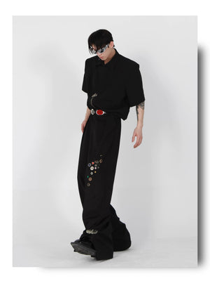 desc::metal-button-split-hem-wide-leg-relaxed-trousers-detail-img-7