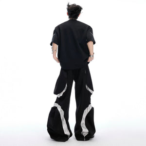 Detail of 320g premium heavyweight cotton fabric texture