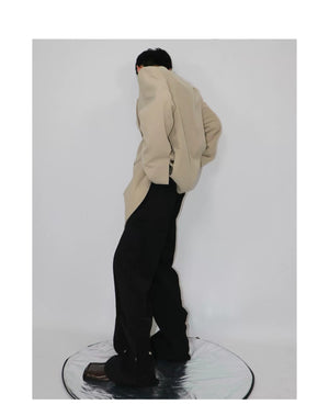 desc::metal-detail-shoulder-pad-blazer-oversized-streetwear-jacket-detail-img-5