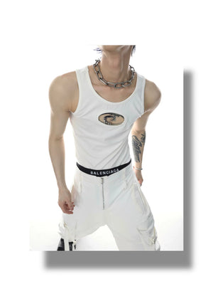 desc::metal-hollow-ribbed-tank-top-cyberpunk-sleeveless-vest-detail-img-12