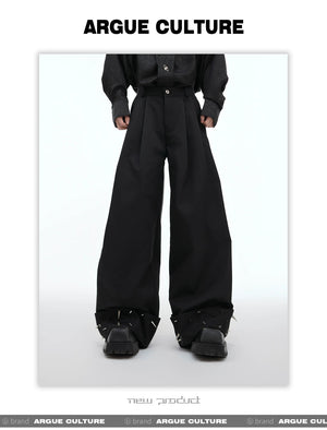 desc::metal-rivet-wide-leg-drape-trousers-cyber-street-style-detail-img-2