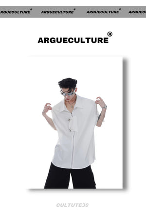 desc::metal-zipper-oversized-short-sleeve-streetwear-shirt-detail-img-9