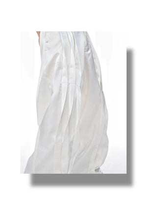 desc::metallic-liquid-luster-straight-pants-with-metal-buckle-detail-img-8