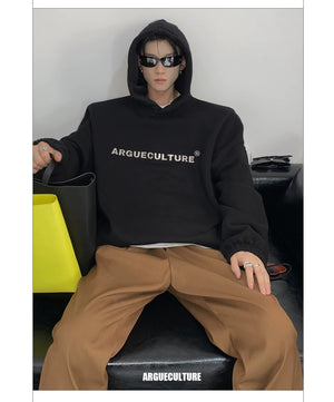 desc::metallic-print-fleece-hoodie-with-padded-shoulders-detail-img-13