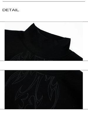 desc::mock-neck-spine-embroidery-long-sleeve-streetwear-tee-detail-img-10