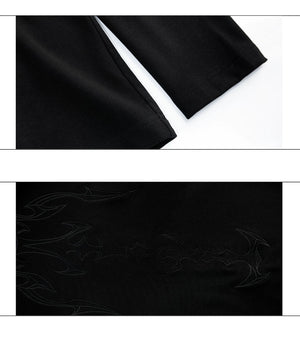 desc::mock-neck-spine-embroidery-long-sleeve-streetwear-tee-detail-img-11