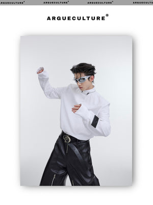 desc::mock-neck-zip-padded-undershirt-slim-streetwear-top-detail-img-5