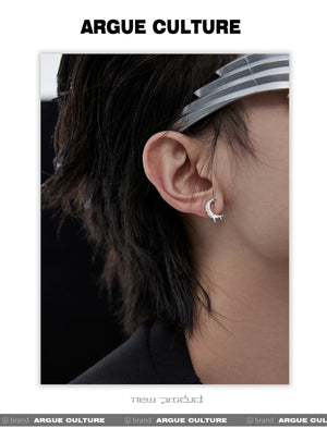 desc::molten-lava-t-stud-earrings-unisex-streetwear-jewelry-detail-img-4