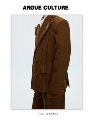 desc::oversized-deconstructed-wool-blazer-set-with-cinched-waist-detail-img-11