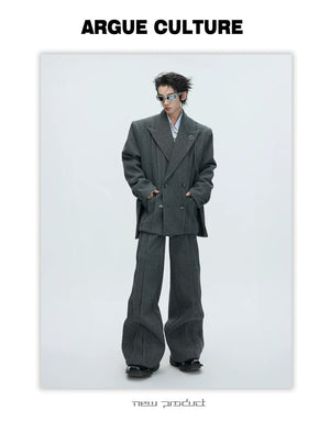 desc::oversized-deconstructed-wool-blazer-set-with-cinched-waist-detail-img-17