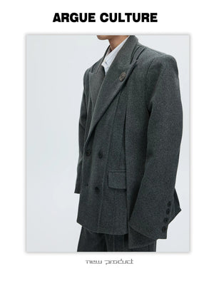 desc::oversized-deconstructed-wool-blazer-set-with-cinched-waist-detail-img-23