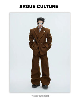 desc::oversized-deconstructed-wool-blazer-set-with-cinched-waist-detail-img-5