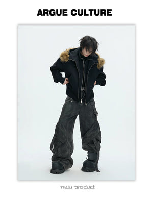 desc::oversized-fake-two-piece-sherpa-lined-hoodie-detail-img-11