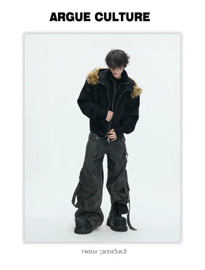 desc::oversized-fake-two-piece-sherpa-lined-hoodie-detail-img-12