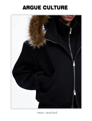 desc::oversized-fake-two-piece-sherpa-lined-hoodie-detail-img-16