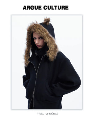 desc::oversized-fake-two-piece-sherpa-lined-hoodie-detail-img-17