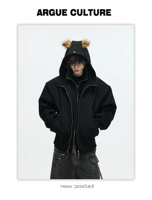 desc::oversized-fake-two-piece-sherpa-lined-hoodie-detail-img-4