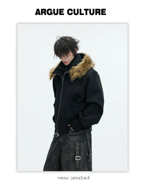 desc::oversized-fake-two-piece-sherpa-lined-hoodie-detail-img-6