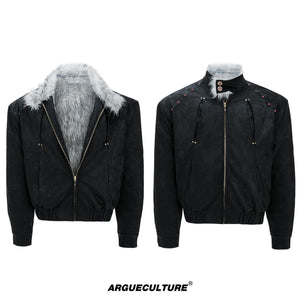 oversized-faux-leather-fur-jacket-goth-streetwear-coat-black