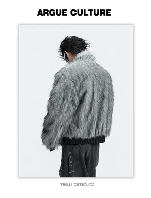 desc::oversized-faux-leather-fur-jacket-goth-streetwear-coat-detail-img-2