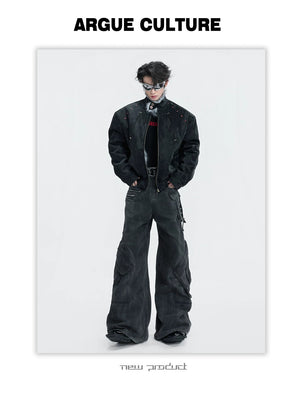 desc::oversized-faux-leather-fur-jacket-goth-streetwear-coat-detail-img-4