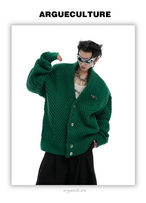 desc::oversized-heavyweight-ribbed-v-neck-knit-cardigan-detail-img-9