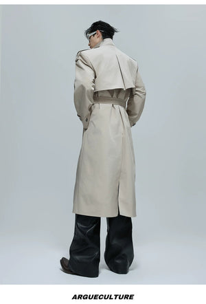 desc::oversized-stripe-patchwork-trench-coat-streetwear-long-jacket-detail-img-14