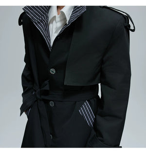 desc::oversized-stripe-patchwork-trench-coat-streetwear-long-jacket-detail-img-3