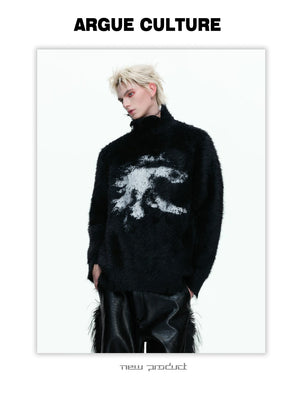 desc::oversized-year-of-the-horse-patchwork-mock-neck-sweater-detail-img-14