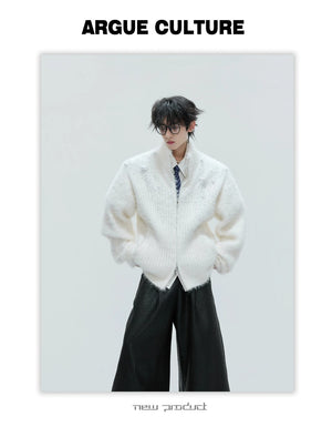 desc::pearl-accented-high-neck-wool-cardigan-slim-fit-knitwear-detail-img-11