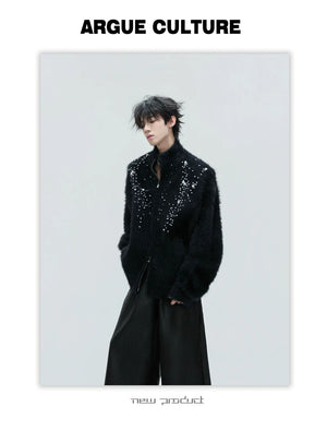 desc::pearl-accented-high-neck-wool-cardigan-slim-fit-knitwear-detail-img-7