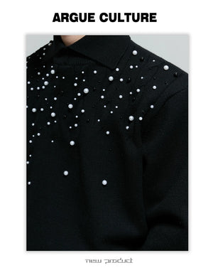 desc::pearl-cable-knit-turtleneck-heavyweight-loose-sweater-detail-img-11