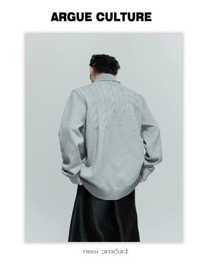 desc::pearl-cable-knit-turtleneck-heavyweight-loose-sweater-detail-img-15