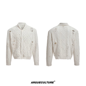 pearl-distressed-knit-cardigan-streetwear-v-neck-sweater-apricot