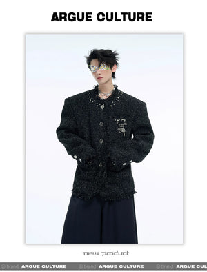 desc::pearl-embellished-boucl-jacket-luxury-cropped-streetwear-detail-img-2