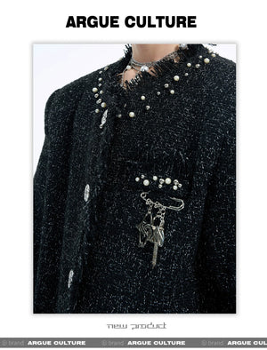 desc::pearl-embellished-boucl-jacket-luxury-cropped-streetwear-detail-img-5